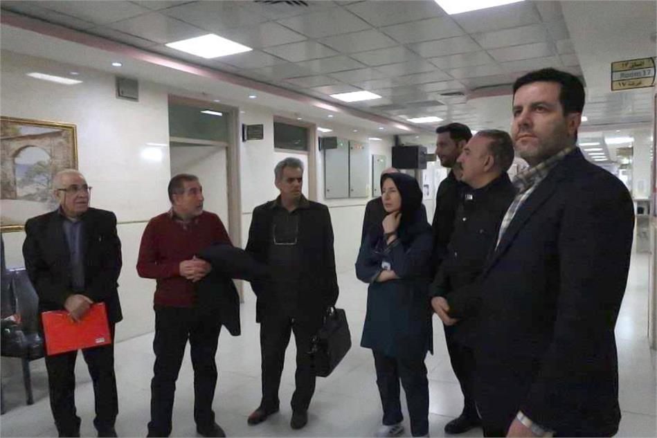 مدیر صندوق بازنشستگی زنجان و جمعی از روسای کانون‌ها از بیمارستان‌های دولتی بازدید کردند
